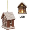Clayre & Eef 6PR4358 Decoración casa colgante con LED 8x6x10 cm