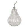 Clayre & Eef 6GL4545 Decoración Calabaza Ø 17x30 cm Plata Transparente