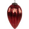 Clayre & Eef 6GL4547M Adorno de Navidad rojo Ø 7x11 cm