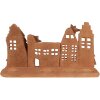 Clayre & Eef 6PR4357 Casa de pan de jengibre 27x9x15 cm