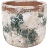 Clayre & Eef 6TE0530M Maceta Beige Ø 14x12 cm