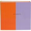 Goldbuch álbum de fotos Coloración naranja lila 25x25 cm 60 páginas blancas