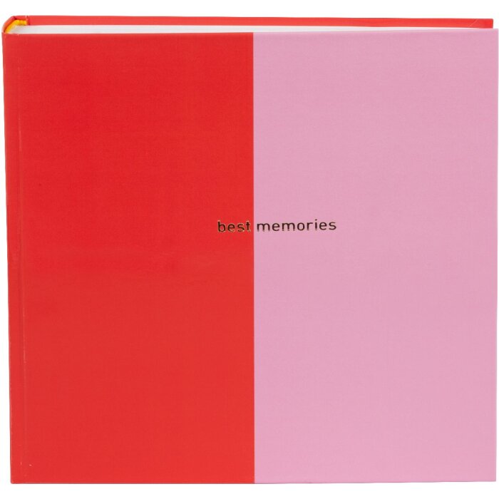 Goldbuch Álbum de Fotos Coloración Rojo Rosa 25x25 cm 60 páginas glassine sheets