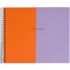 Álbum espiral Goldbuch Coloración naranja lila 34x30 cm 40 páginas foto cartón
