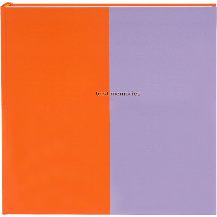 Goldbuch álbum de fotos Coloración naranja/lila 30x31 cm 60 páginas papel artístico