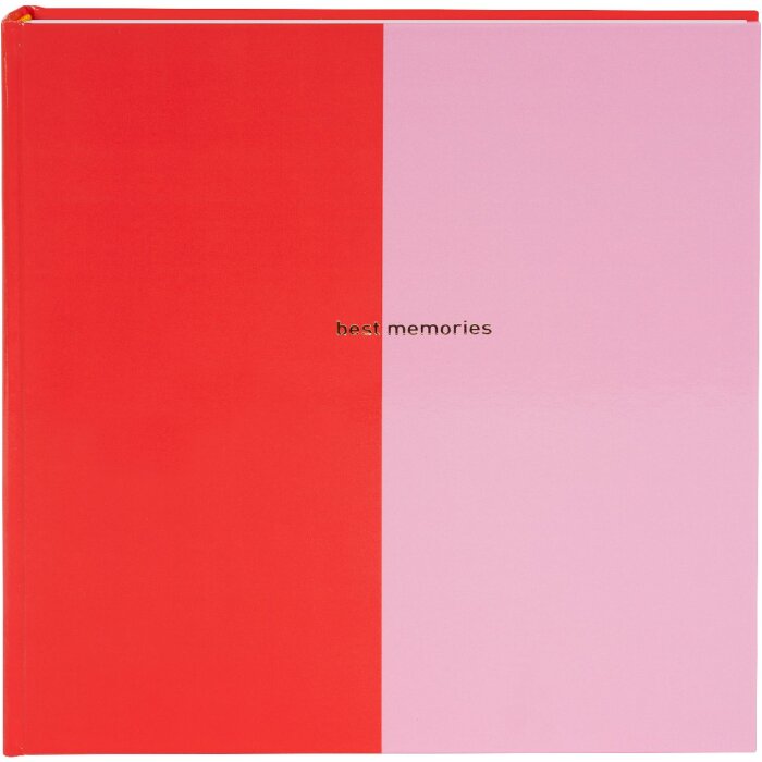 Álbum de fotos Goldbuch Coloración rojo/rosa 30x31 cm 60 páginas con papel cristal