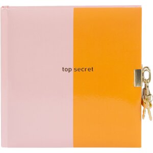 Goldbuch diario Coloration naranja rosado 16x16 cm con...