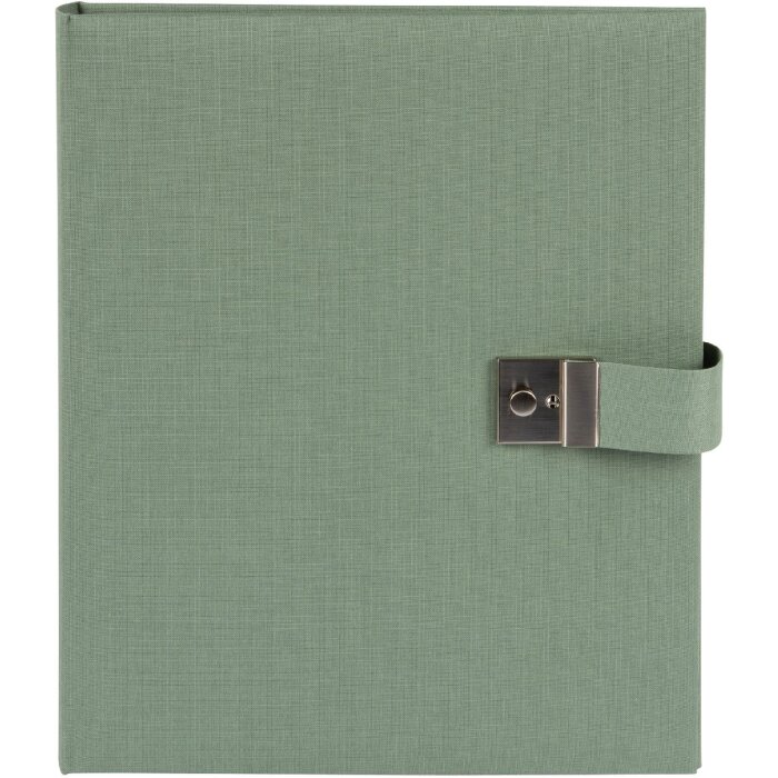 Carpeta portadocumentos Goldbuch Bella Vista alcachofa 27x34 cm 5 bolsillos lino