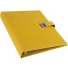 Carpeta portadocumentos Goldbuch Bella Vista mostaza 27x34 cm lino 5 bolsillos