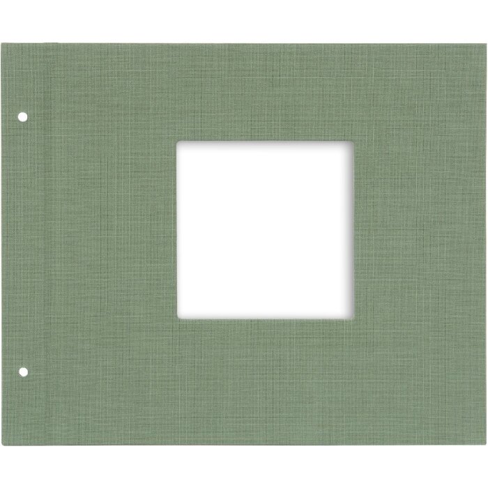 Goldbuch portada Bella Vista Alcachofa 30x25 cm lino verde