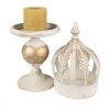 Clayre & Eef 5Y1212 Adorno Decoración Beige Oro Ø 22x53 cm
