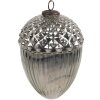 Clayre & Eef 6GL4540XL Adorno de Navidad plateado Ø 15x21 cm