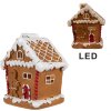Clayre & Eef 6PR4341 Decoración casa de jengibre con LED 11x9x13 cm