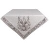 Clayre & Eef GTW01 Mantel motivo ciervo 100x100 cm