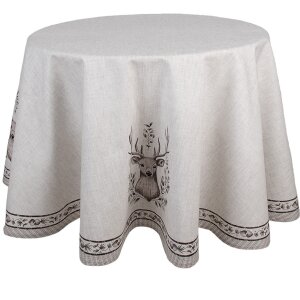 Clayre & Eef GTW07 Mantel Motivo Ciervo Beige...