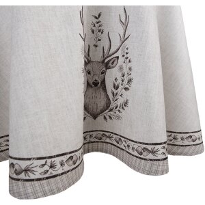Clayre & Eef GTW07 Mantel Motivo Ciervo Beige...