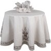 Clayre & Eef GTW07 Mantel Motivo Ciervo Beige Ø 170 cm