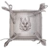 Clayre & Eef GTW47 Panera 35x35x8 cm Beige Diseño Reno