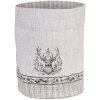 Clayre & Eef GTW50 Panera Motivo Ciervo Ø 15x16 cm Beige Marrón