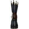 Clayre & Eef 5Y1250 Decoración Cascanueces Negro 30x20x70 cm