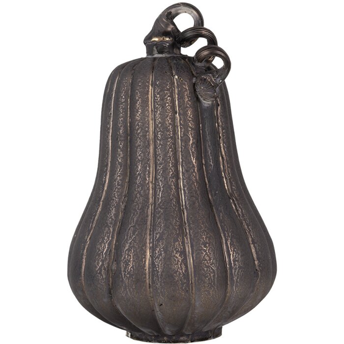 Clayre & Eef 6GL4543 Decoración Calabaza Gris Ø 17x27 cm