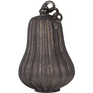 Clayre & Eef 6GL4543 Decoración Calabaza Gris...