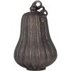 Clayre & Eef 6GL4543 Decoración Calabaza Gris Ø 17x27 cm