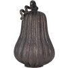 Clayre & Eef 6GL4543 Decoración Calabaza Gris Ø 17x27 cm