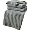 Clayre & Eef KT060.158LG Plaid Gris 180x200 cm