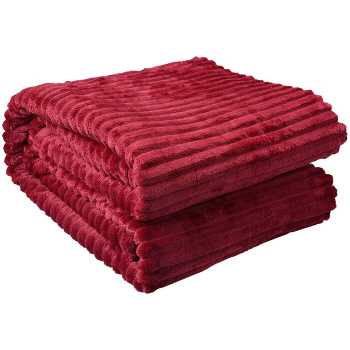 Clayre & Eef KT060.158R A cuadros rojo 180x200 cm
