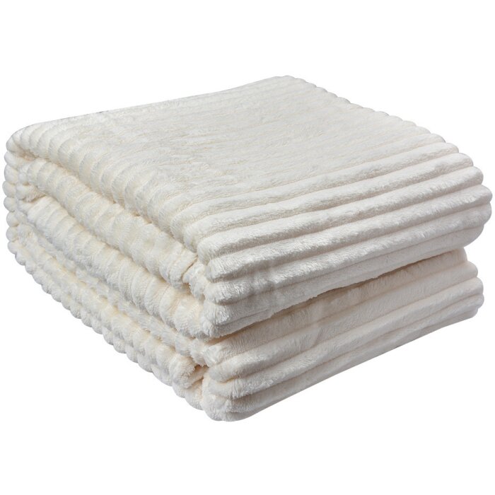 Clayre & Eef KT060.158W Liso Blanco 180x200 cm
