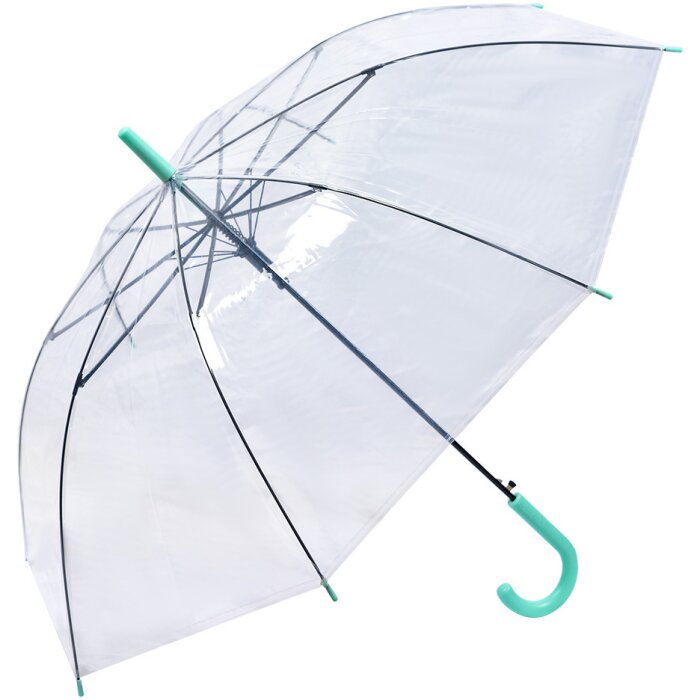 Juleeze JZUM0079GR Paraguas 56 cm Verde Transparente