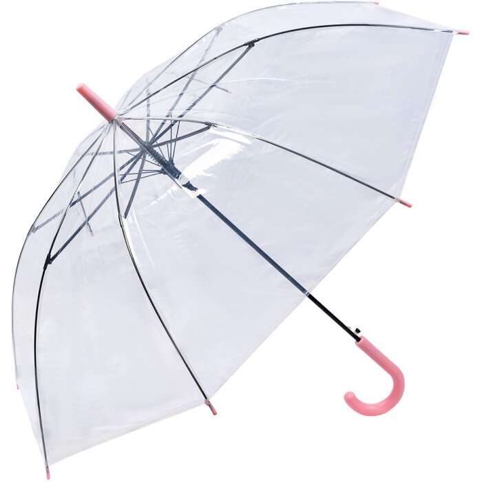 Juleeze JZUM0079P Paraguas Rosa Transparente 56 cm