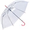 Juleeze JZUM0079P Paraguas Rosa Transparente 56 cm