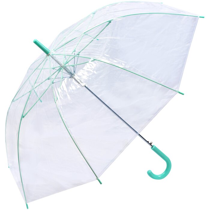 Juleeze JZUM0080GR Paraguas Transparente 58 cm verde