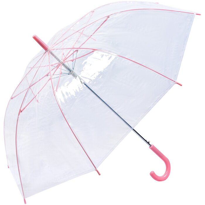 Juleeze JZUM0080P Paraguas rosa transparente 58 cm
