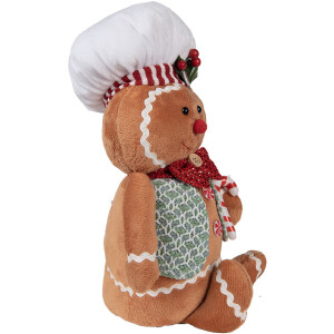 Clayre & Eef 65583 Decoración hombre de jengibre 19x14x35 cm
