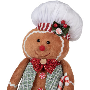 Clayre & Eef 65583 Decoración hombre de jengibre 19x14x35 cm