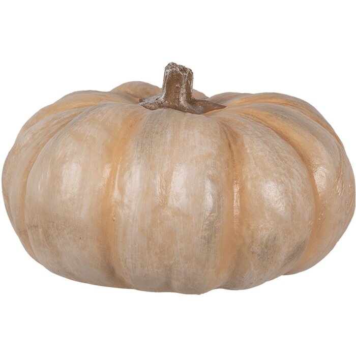 Clayre & Eef 6PR4371 Decoración Calabaza Beige Ø 22x13 cm
