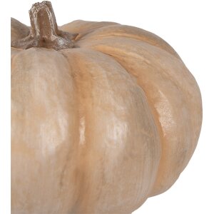 Clayre & Eef 6PR4371 Decoración Calabaza Beige Ø 22x13 cm