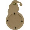 Deknudt S66FK1 Decoración navideña Papá Noel de madera naturaleza