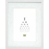 Deknudt S66KF1 Marco de madera blanco con paspartú 30x30 cm 40x40 cm