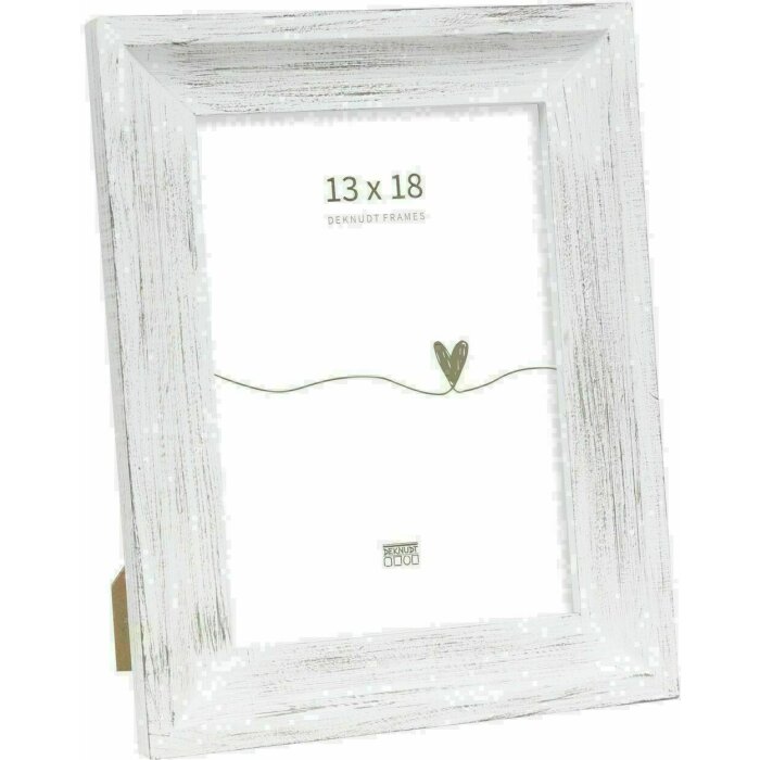 Deknudt S67UF1 Marco pintado a mano blanco 13,0x18,0 cm