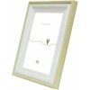 Deknudt S68VG1 marco de fotos blanco madera natural borde de color 40x60 cm