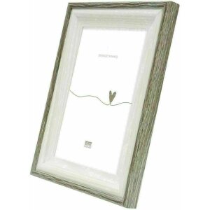 Deknudt S68VG2 marco de fotos blanco borde marrón-gris 40x60 cm