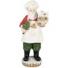 Clayre & Eef 5PR0124GG Decoración Papá Noel 26x20x59 cm