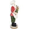 Clayre & Eef 5PR0124GG Decoración Papá Noel 26x20x59 cm
