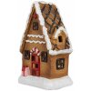 Clayre & Eef 6CE1771 Decoración navideña casa de jengibre 10x7x15 cm