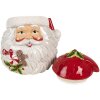 Clayre & Eef 6CE1856 Tarro con tapa 20x17x22 cm Papá Noel