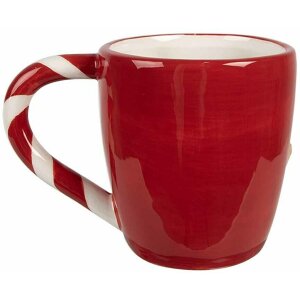 Clayre & Eef 6CEMU0158 Taza Gingerbread Rojo-Blanco...